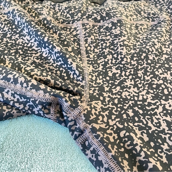 X by Gottex Leggings Black Brown Abstract Print High Rise Stretchy Size XL - Picture 3 of 12